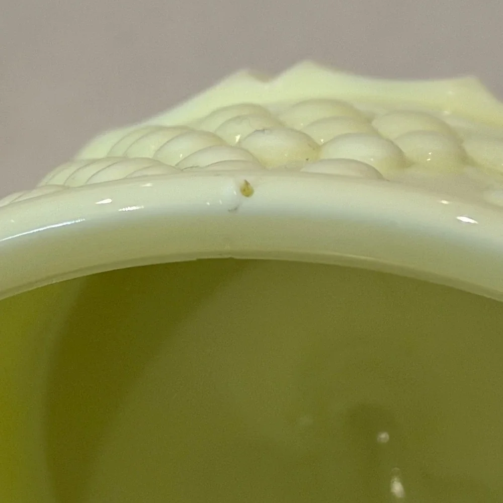 Northwood Grape & Cable Crystal Glass‎ Round Dome Butter Dish EAPG c.1910
